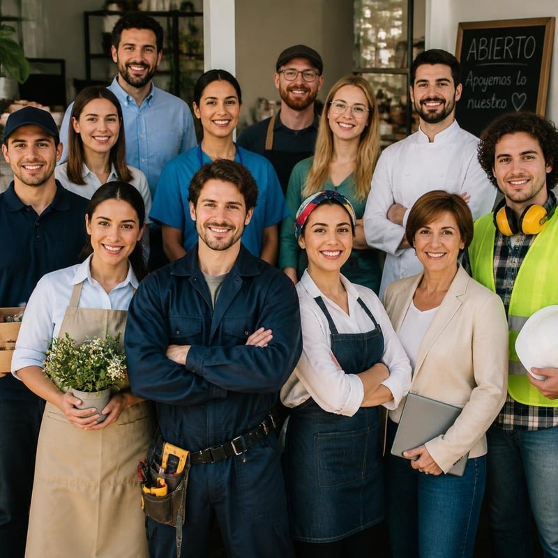 Profesionales de estética, electricidad y fontanería